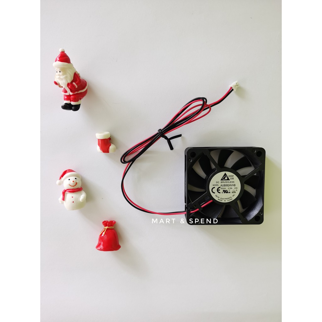[READY STOCK] DELTA DC Brushless Cooling Fan 24 V 2 Pin PC Computer CPU ...