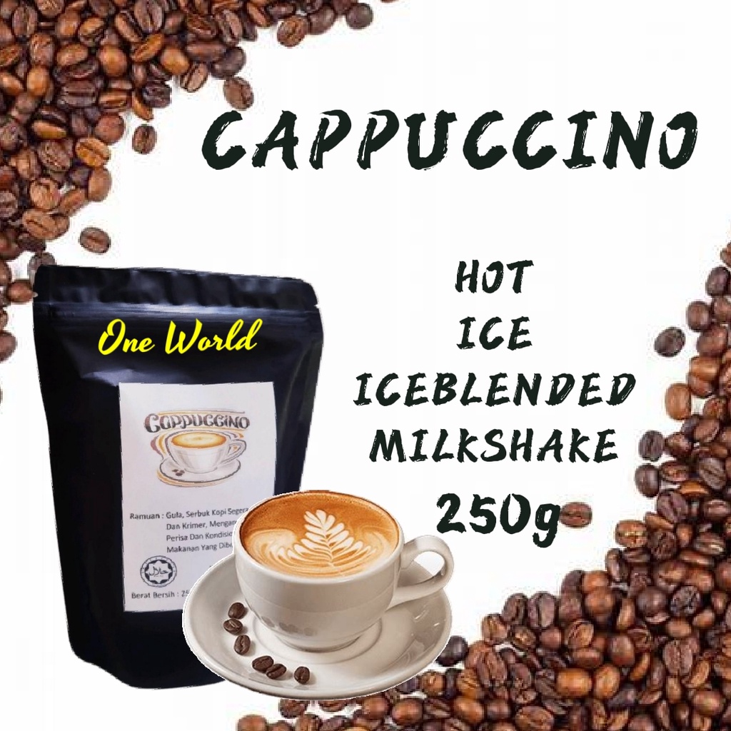 Cappuccino Powder 250g | Shopee Malaysia