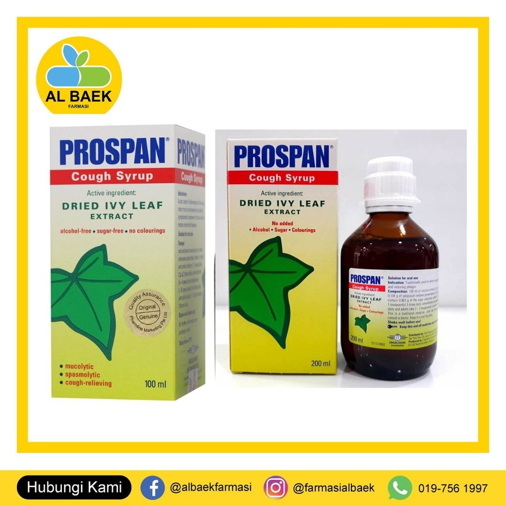 PROSPAN COUGH SYRUP 100ML Shopee Malaysia