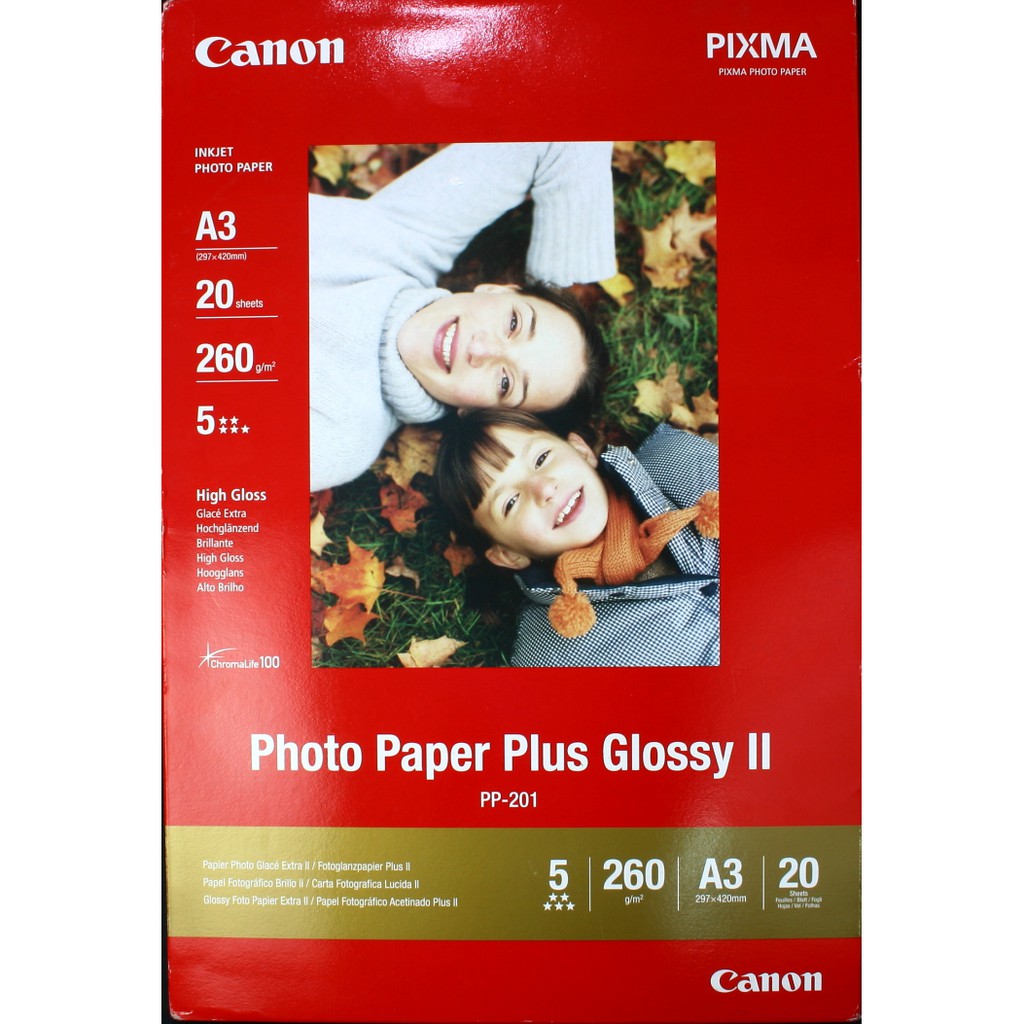 Canon PP201 Photo Paper Plus Glossy II Shopee Malaysia