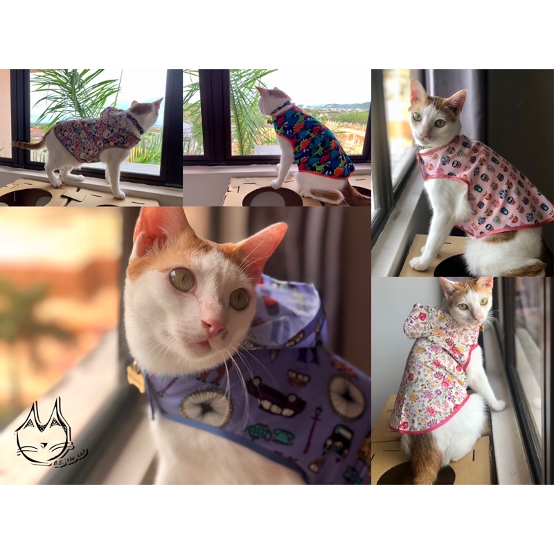 Baju Kucing / Cat Apparel Handmade Cotton | Shopee Malaysia