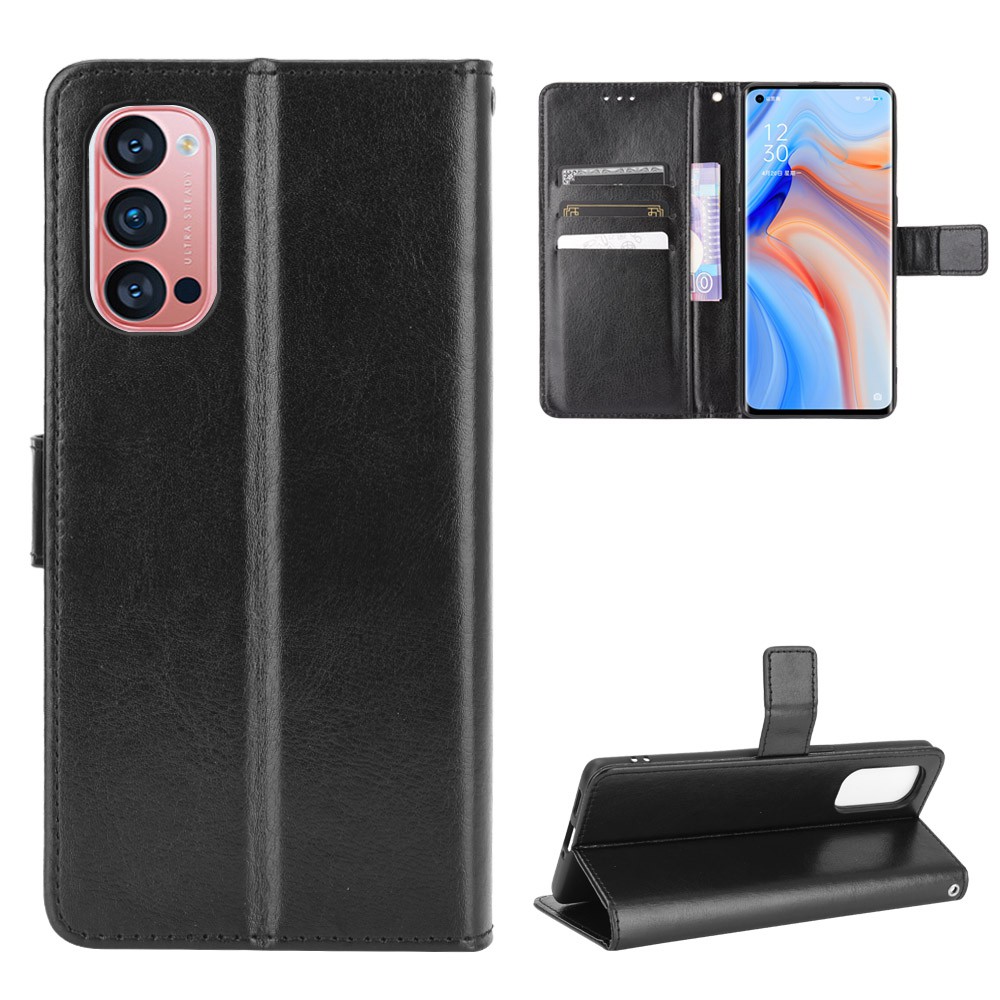 Oppo Reno4 / Reno4 Pro Case Flip PU Leather Wallet Back Cover Oppo ...