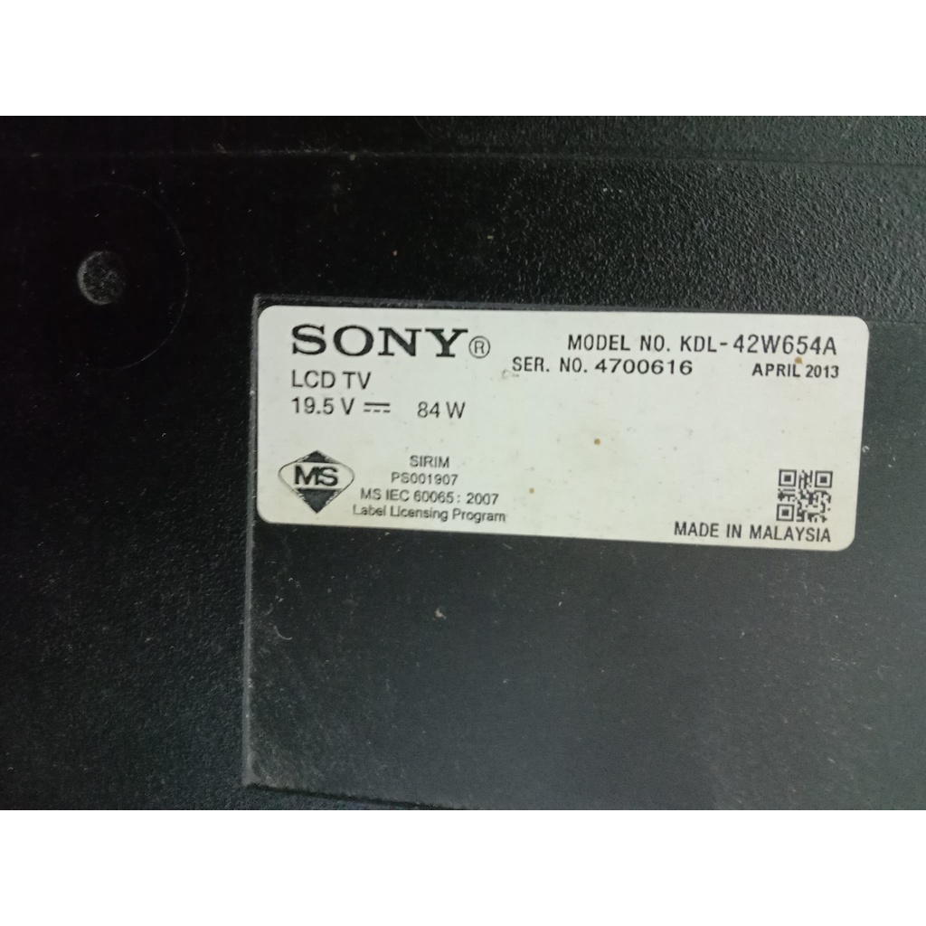 SONY SMART TV KDL-42W654A PART | Shopee Malaysia