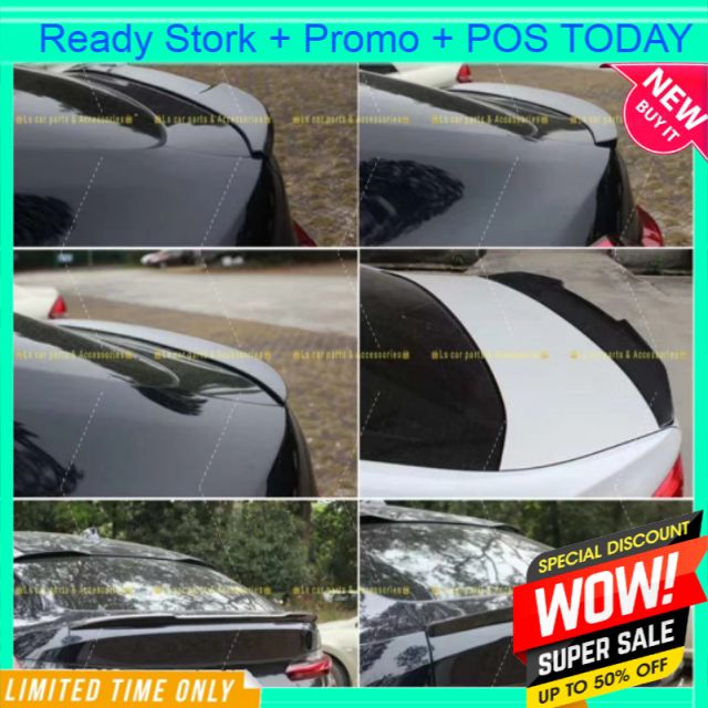 Batman Rear Top Roof Spoiler Wing Trunk Lip Window Boot Skirt Diffuser ...
