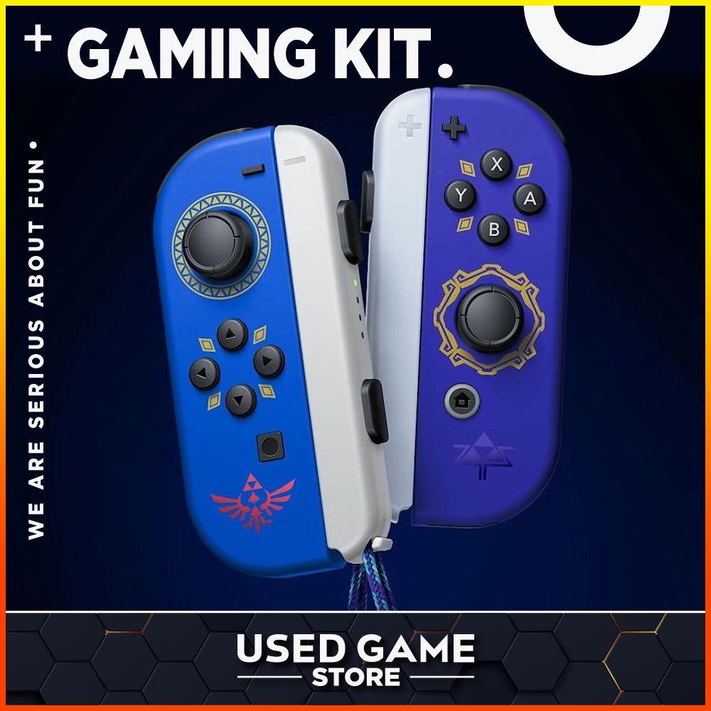 Nintendo Switch JoyCon Controllers The Legend of Zelda Skyward