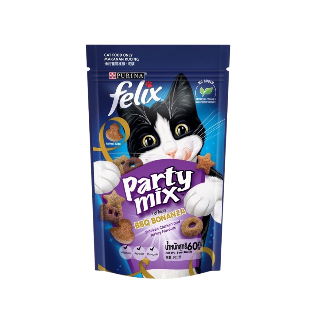 Purina Friskies & Felix Party Mix (Classic / Beachside / Mixed Gril