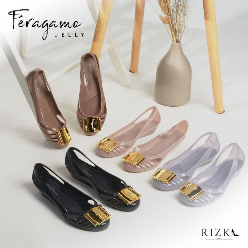 kasut jelly viral fg by rizka flat shoes women Shopee Malaysia