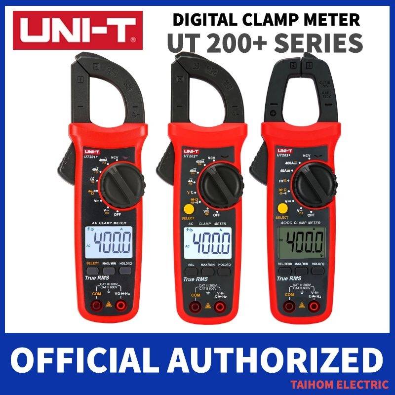(11.11 BIG SALE) UNI-T UT204 Plus UT203 Digital Clamp Meter 400-600A AC ...