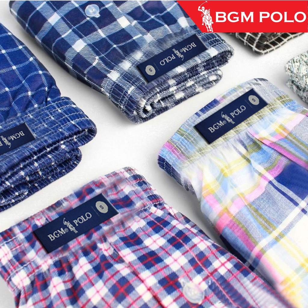 BGM POLO Comfort 3 IN 1 Polyester Men Boxer Underwear Trunk Seluar ...