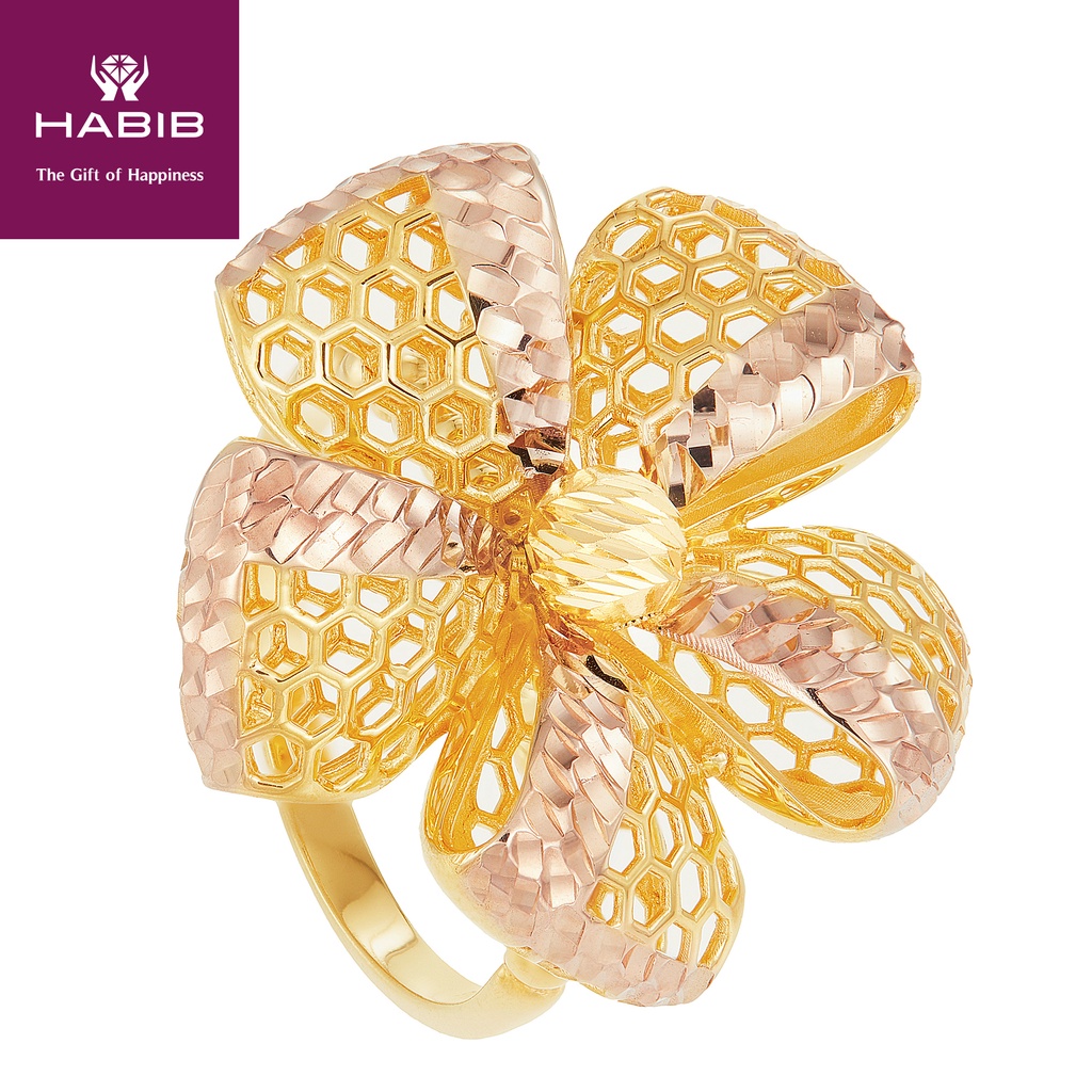 Habib rose hot sale gold ring