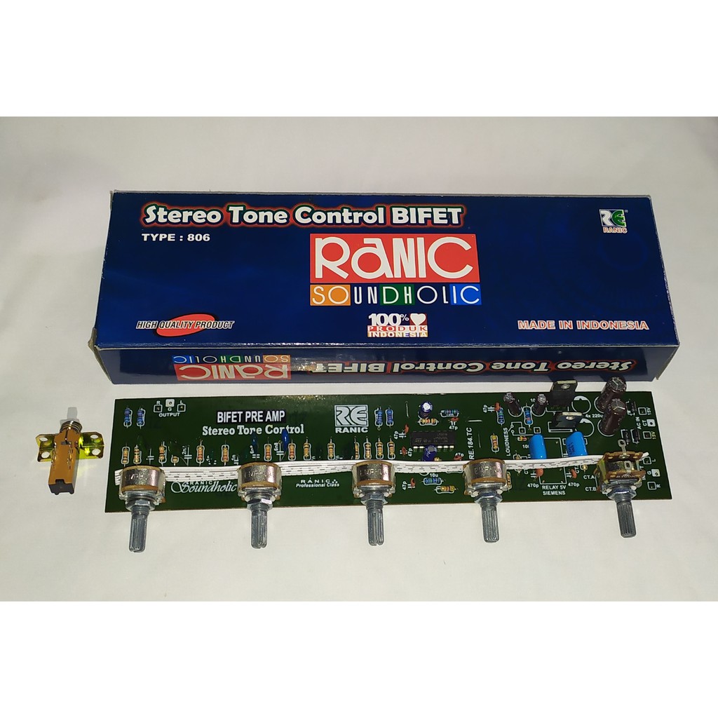 SoundHolic BIFET Stereo Tone Control Kit Ranic-RE.184.TC/806 | Shopee ...