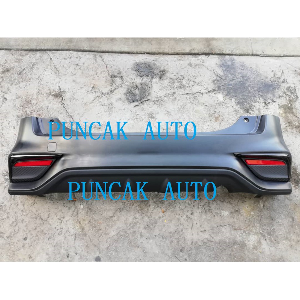 PERODUA ALZA 2018 REAR BUMPER / BUMPER BELAKANG SET (BUMPER+BUMPER