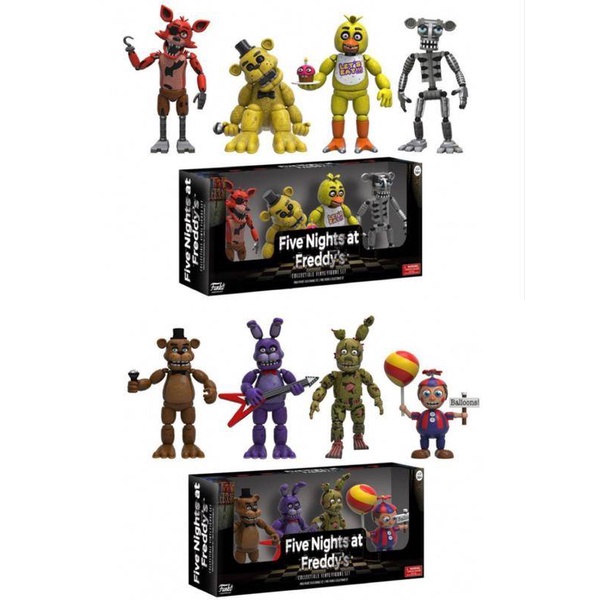 FNAF Figures Freddy Bonnie Foxy Chica Fazbear Bear Action Figure PVC ...