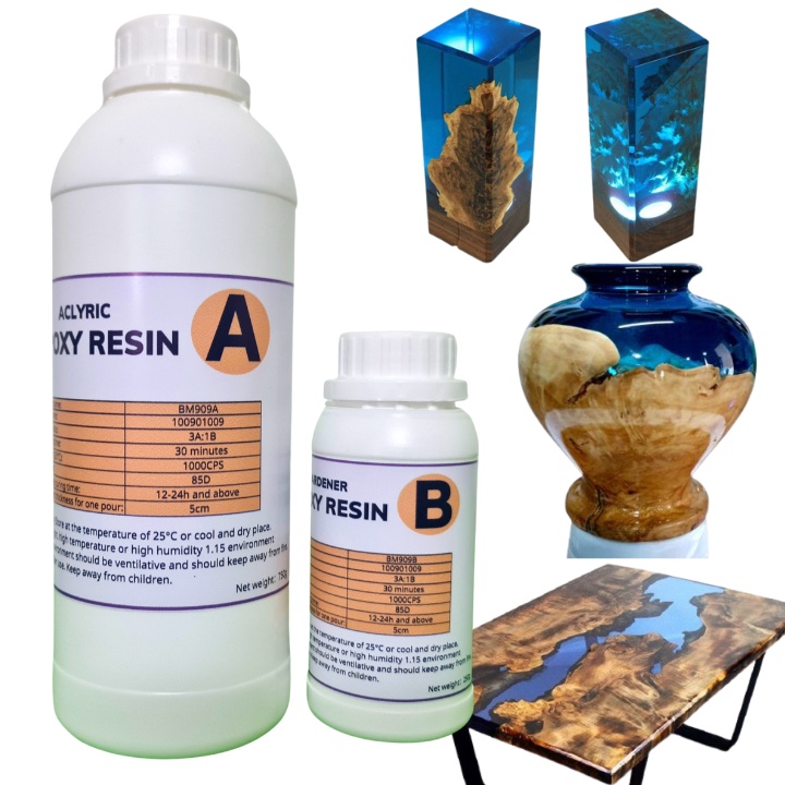01 kg Super clear, super hard Epoxy Resin Glue, block type, maximum ...