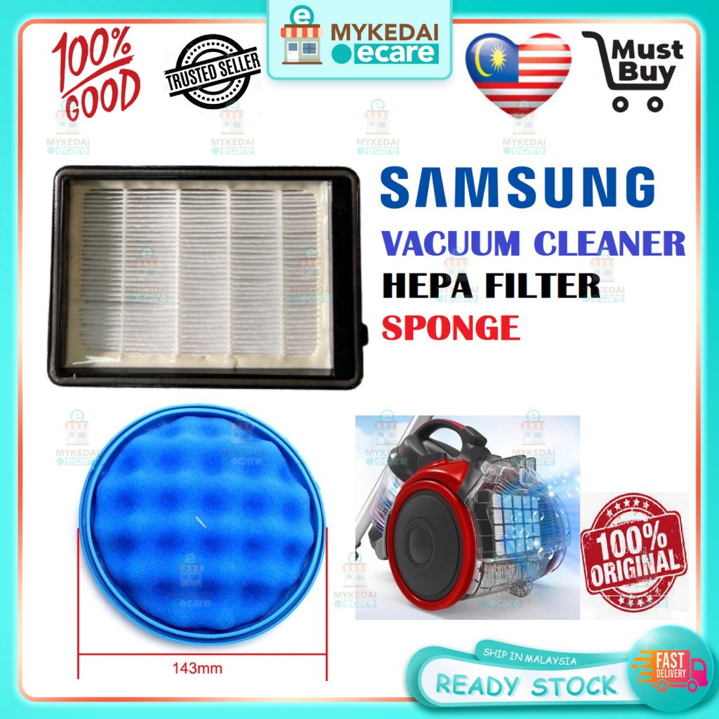 Samsung vacuum cleaner hepa filter and blue sponge Original Shopee