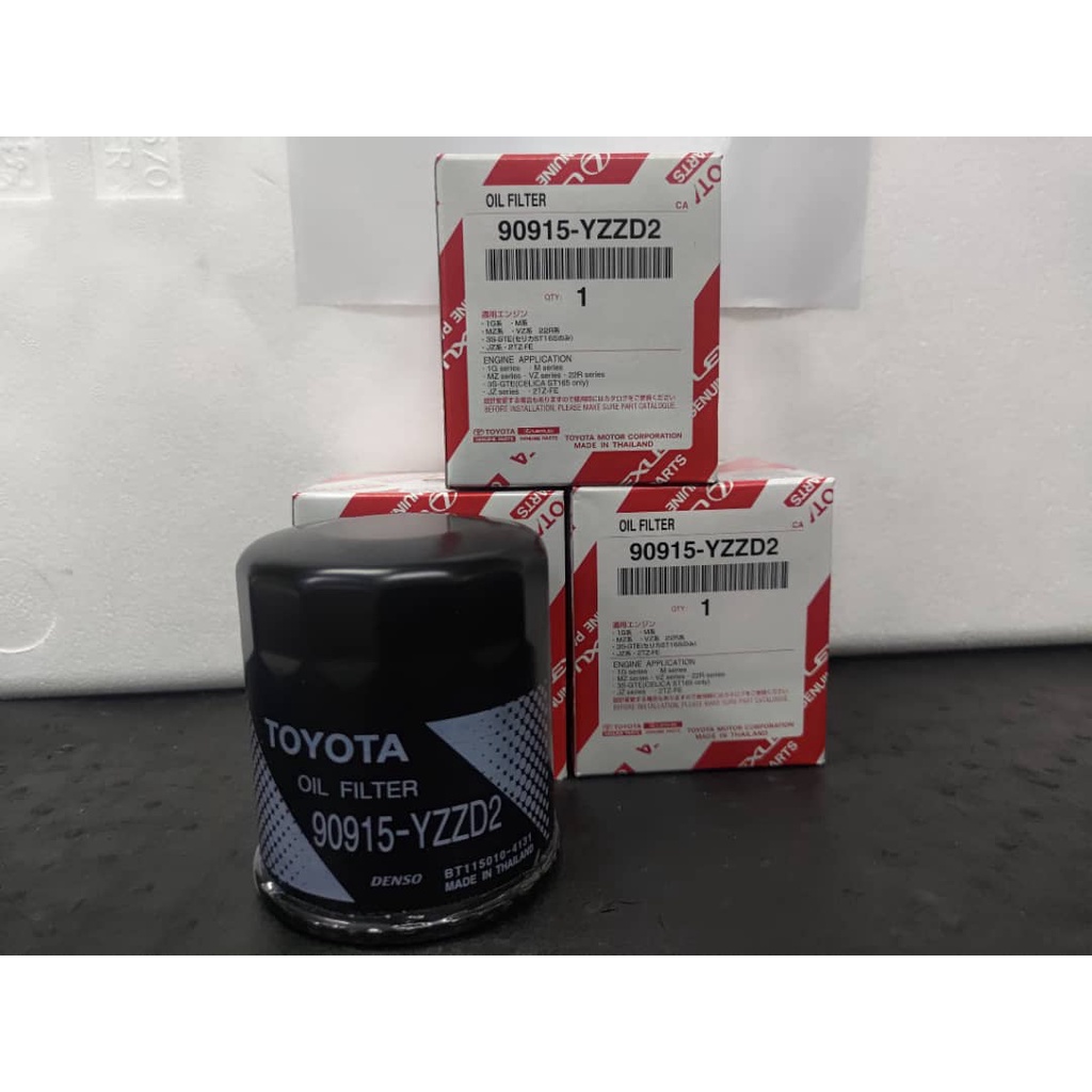 ORIGINAL TOYOTA OIL FILTER 90915-YZZD2 | Shopee Malaysia