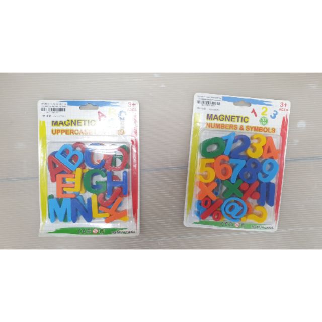 Magnetic Upper Case Letters & Number Symbols | Shopee Malaysia