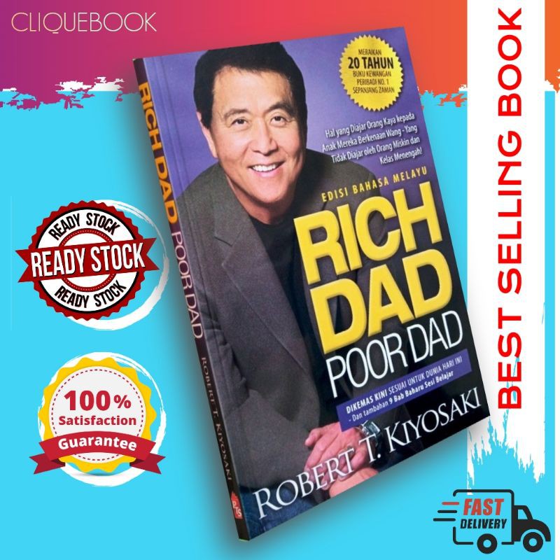 Rich Dad Poor Dad Edisi Ulang Tahun Ke 20 Shopee Malaysia