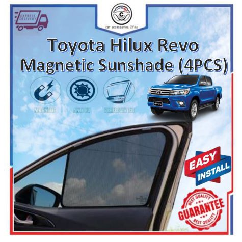 Toyota Hilux Revo Magnetic Oem Sunshade (4PCS) | Shopee Malaysia