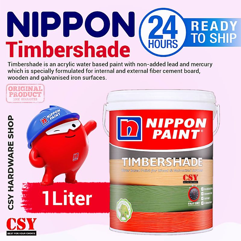 Nippon Paint Timbershade 1Liter | Shopee Malaysia