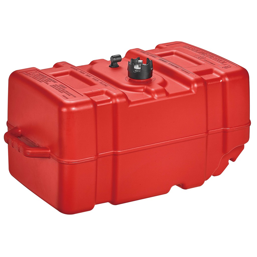 MARINE POLY PORTABLE FUEL TANK WITH GAUGE 45 LITER 620MM L X 362MM W X ...