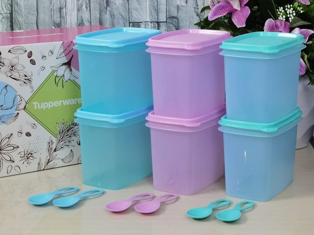OFFER: Random Colour 1 pc: Tupperware Shelf Saver 840ml (Clear Window ...