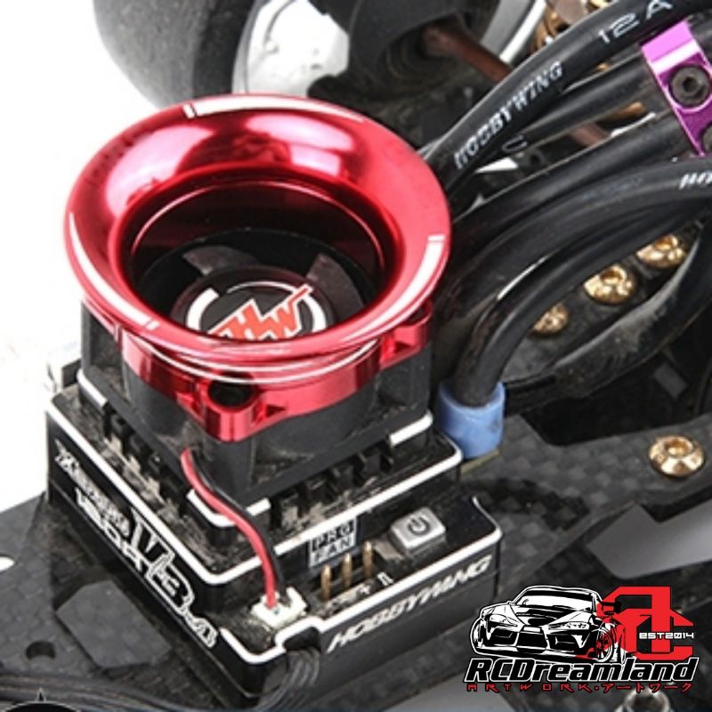【READY STOCK】RCD 1/10 Rc drift car Metal 25mm / 30mm ESC Motor Cooling