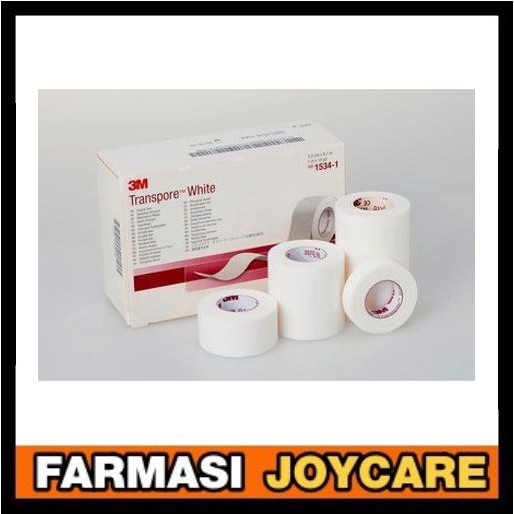 3M Transpore Clear / White Surgical Tape 1 Piece (1/2 inch / 1 inch /2 ...