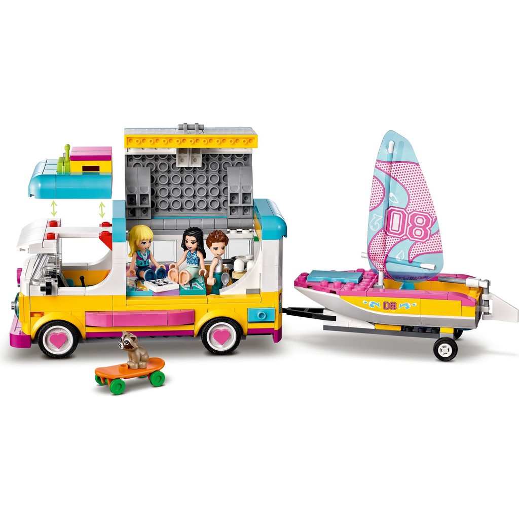 LEGO Friends 41681 Forest Camper Van and Sailboat Shopee Malaysia