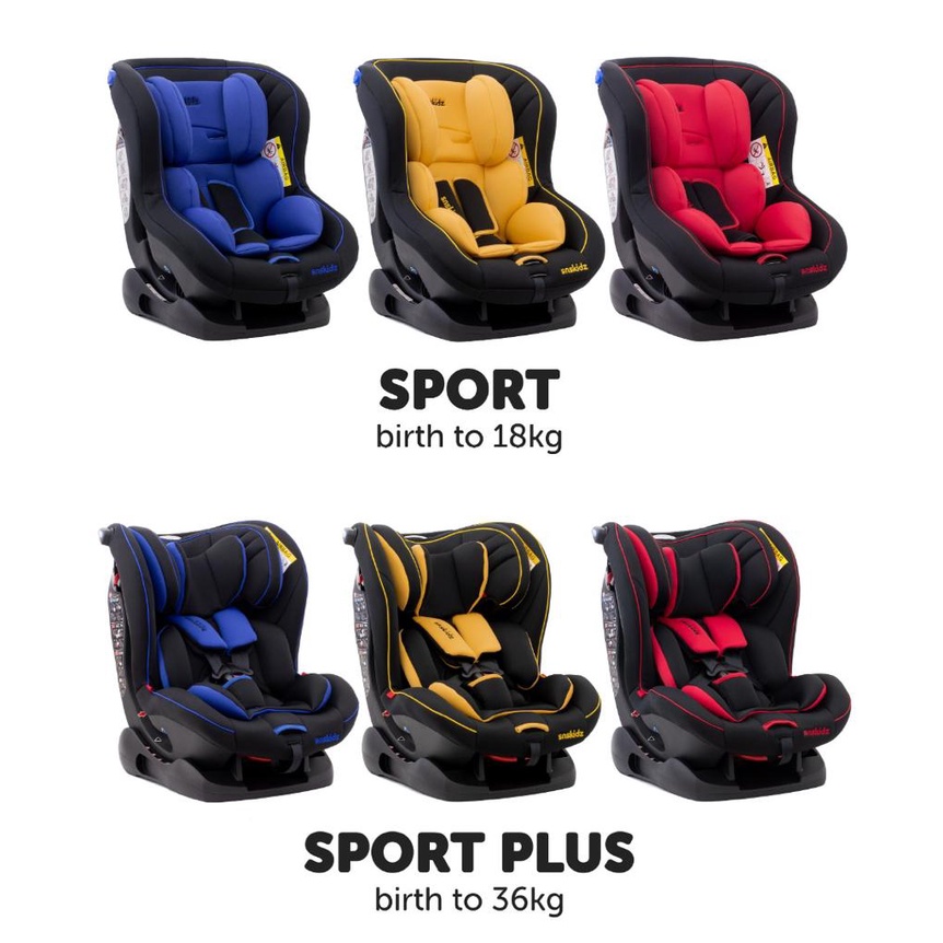 BABY GEAR CLUB SHOPSNSkidz Sport Convertible Car Seat Group 0+/1 Birth
