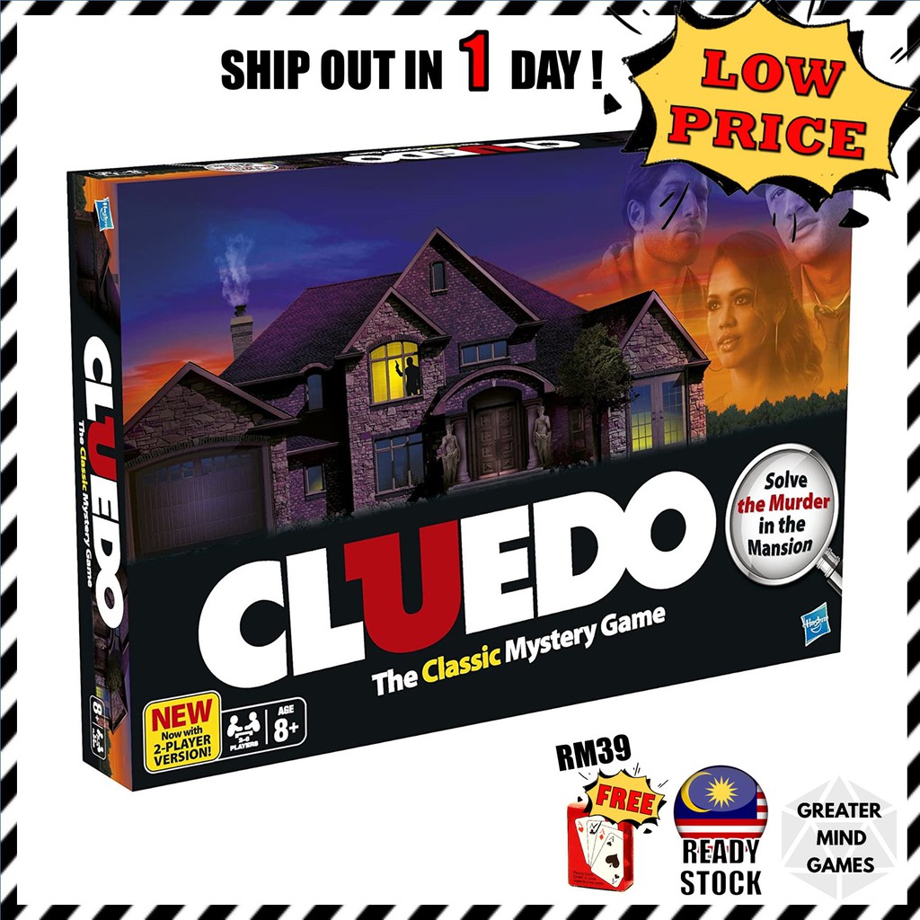 Cluedo Board Games Classic Mystery Cluedo Game Card Games for Kids