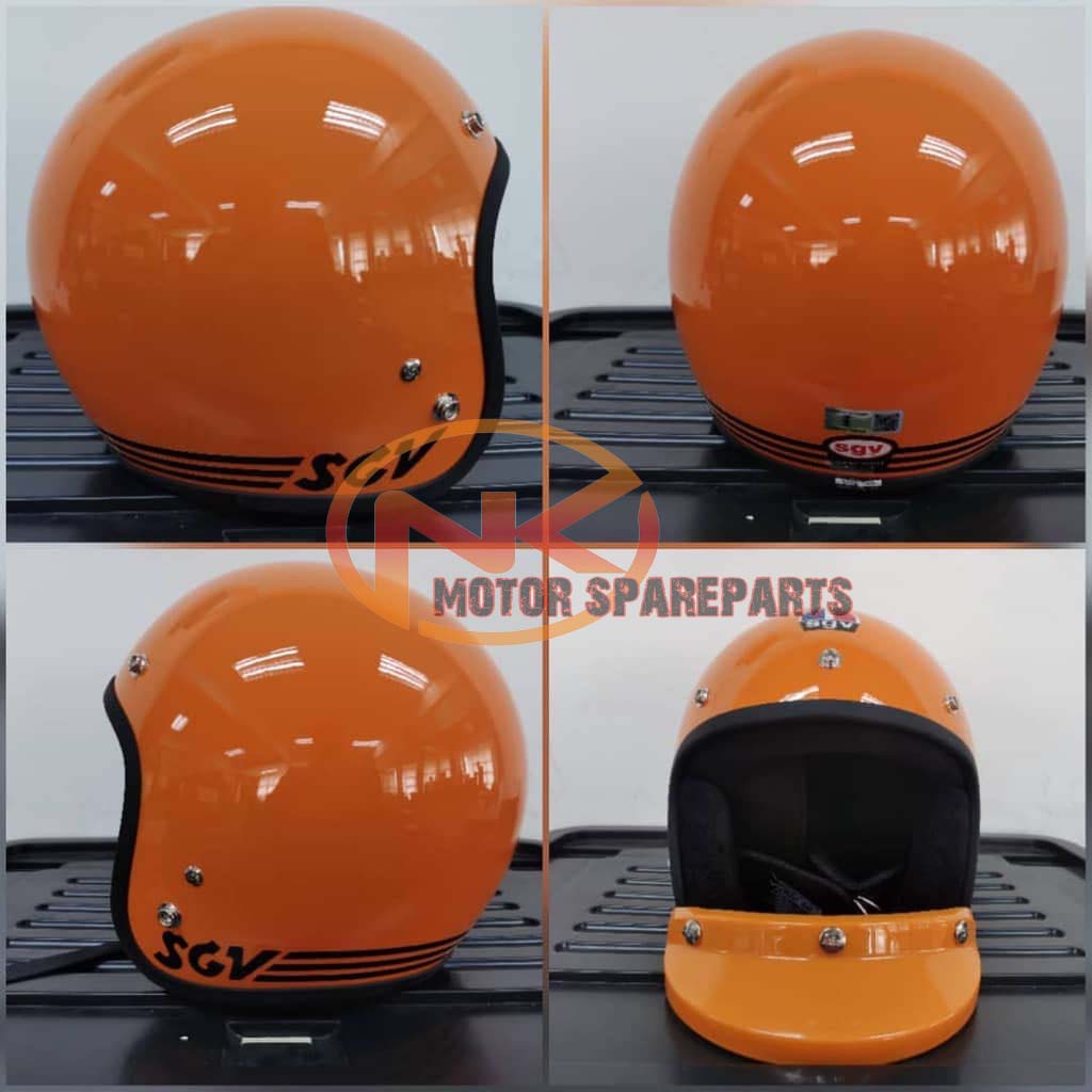 Helmet SGV Trendy (Size 60) Green petronas, Yellow, Red, pink, blue