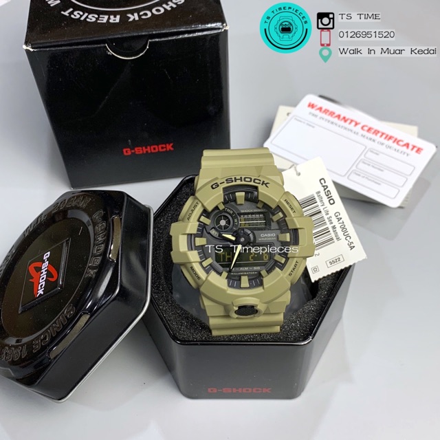 G shock hotsell ga 700uc manual