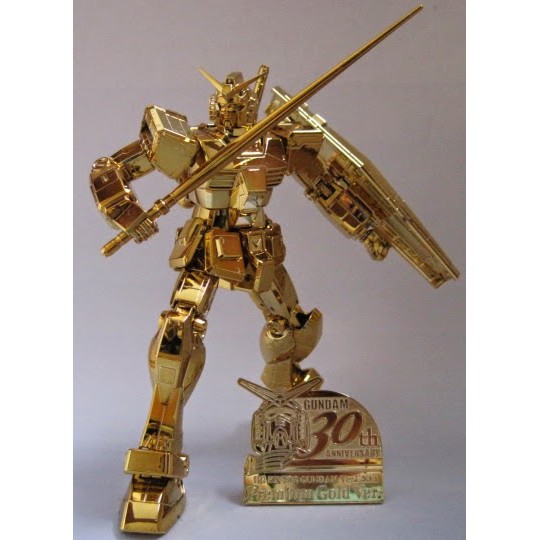 BANDAI HG 1/144 RX-78-2 Gundam ver.G30th Premium Gold version