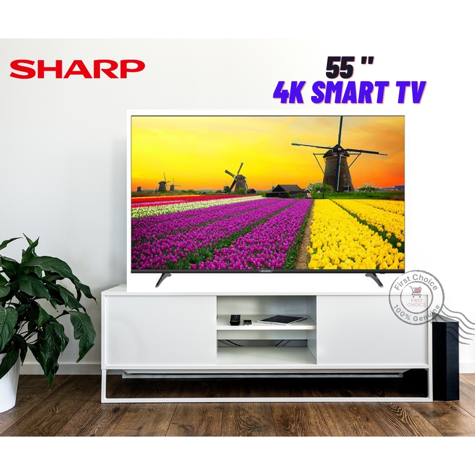 Sharp 4TC55CJ2X 55" 4K Ultra HD Smart TV SHARP LED TV 2TC45BG1X