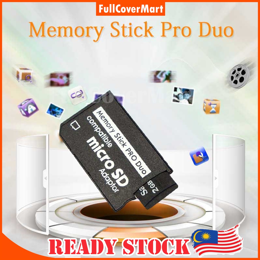 (ACC24) Micro SD SDHC TF to Memory Stick MS Pro Duo Compatible For PSP