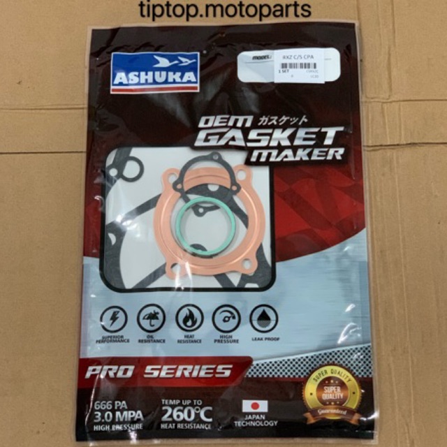 YAMAHA RXZ GASKET OVERHAUL SET COPPER COMPLETE SET ASHUKA | Shopee Malaysia