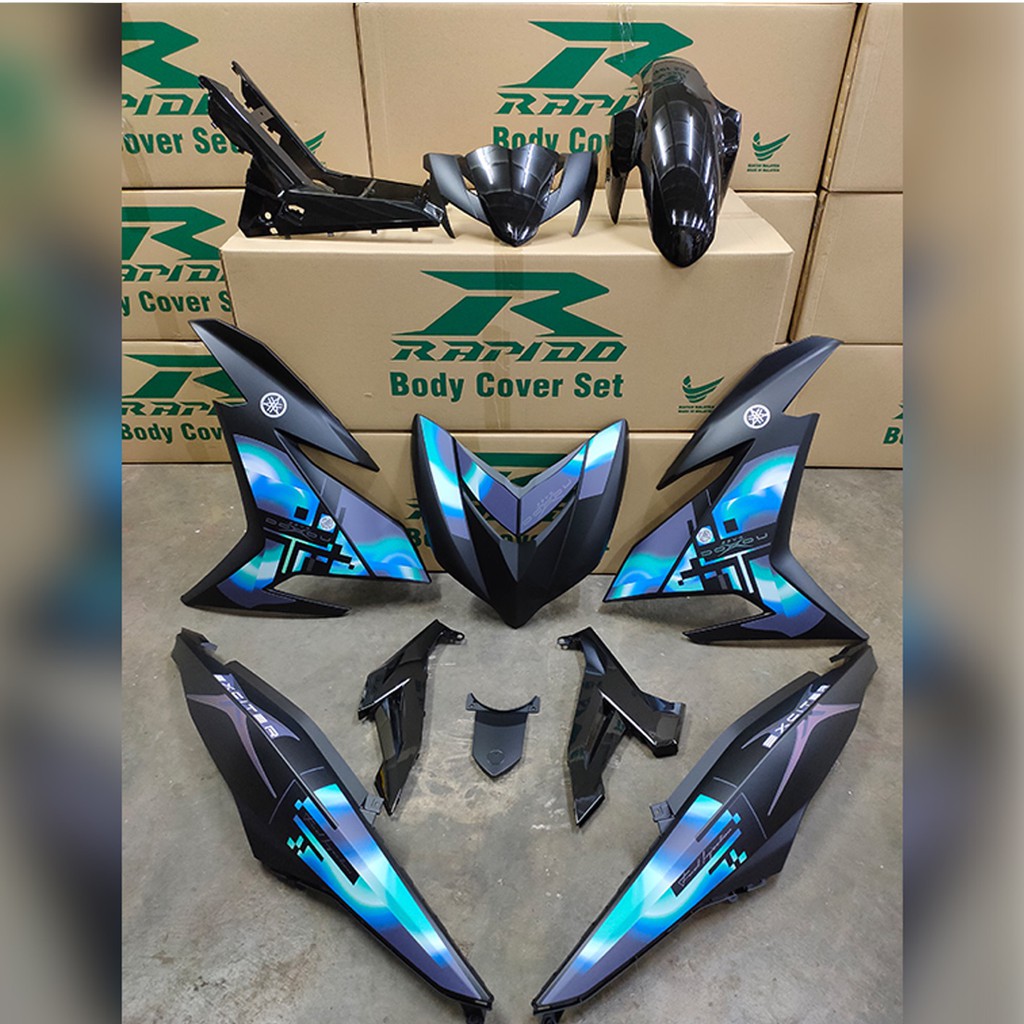 Rapido Cover Set Assembly Y Zr V Sticker Tanam Airbrush Shopee Malaysia