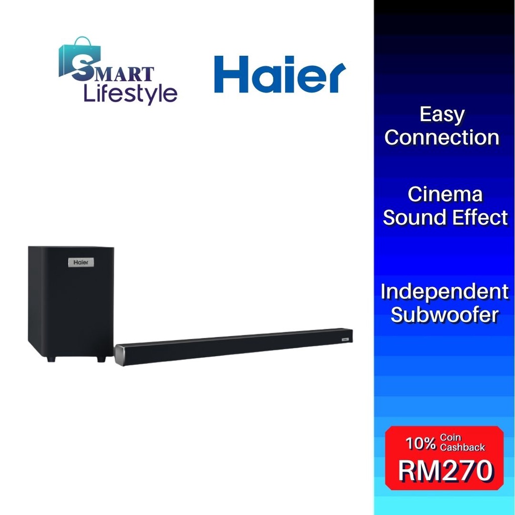 Haier tv hot sale sound bar