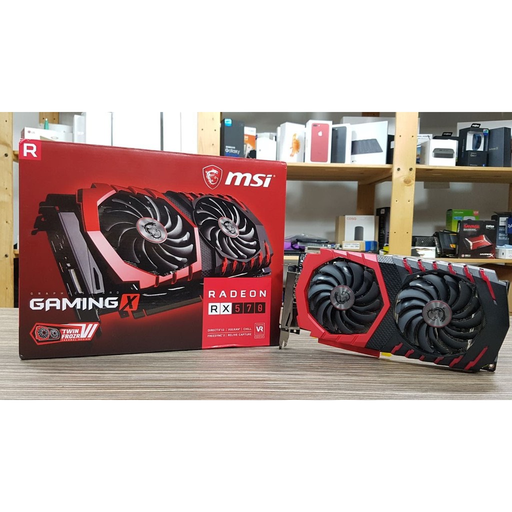 MSI Radeon RX 570 Gaming X 4G Graphic Card Shopee Malaysia