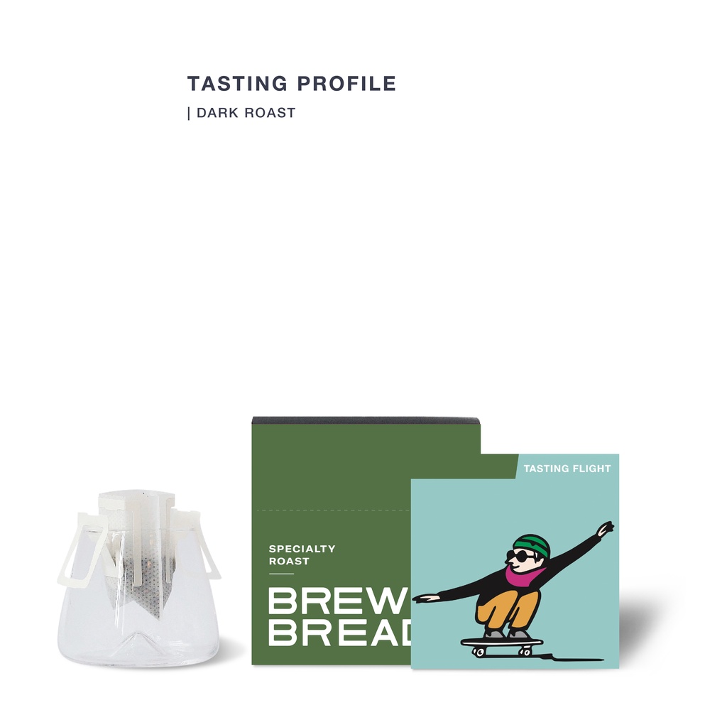Brew & Bread Drip Bag Coffee - Tasting Flight (10 Bag/Box) | Shopee ...