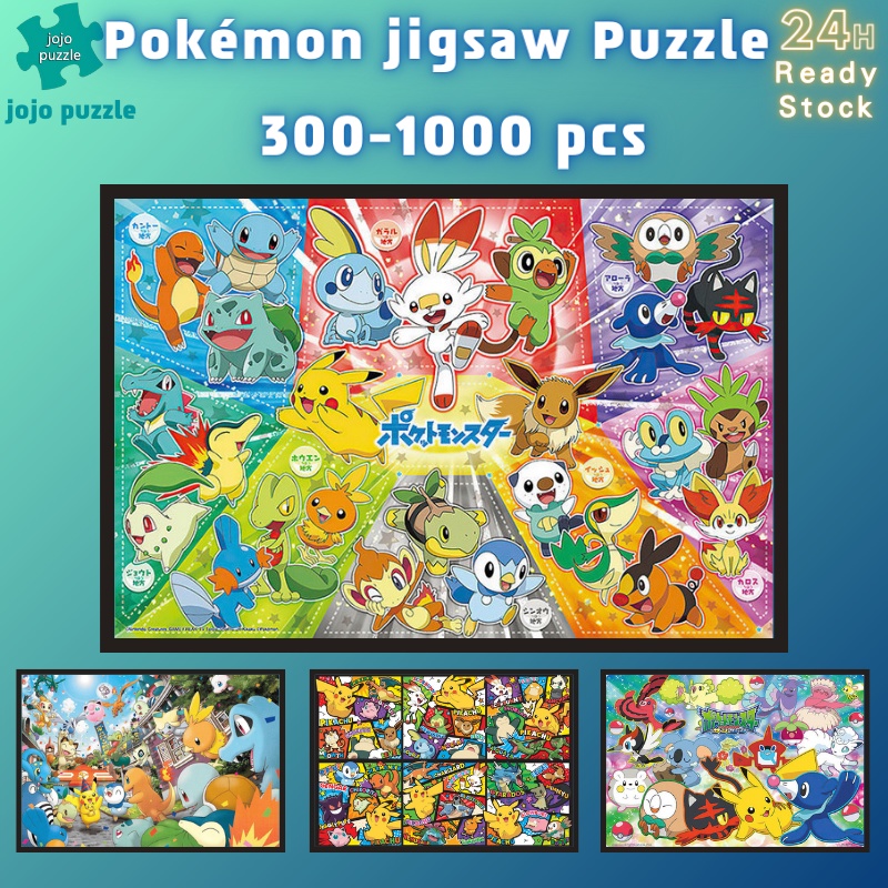 Puzzle Pokemon 1000 Pieces, Puzzle Pokemon 100 Pieces