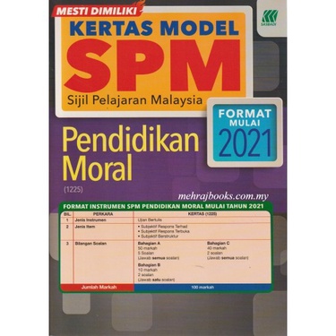 Kertas Model SPM Pendidikan Moral | Shopee Malaysia