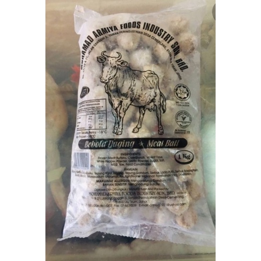 Frozen Meatball Bebola Daging 1kg Shopee Malaysia