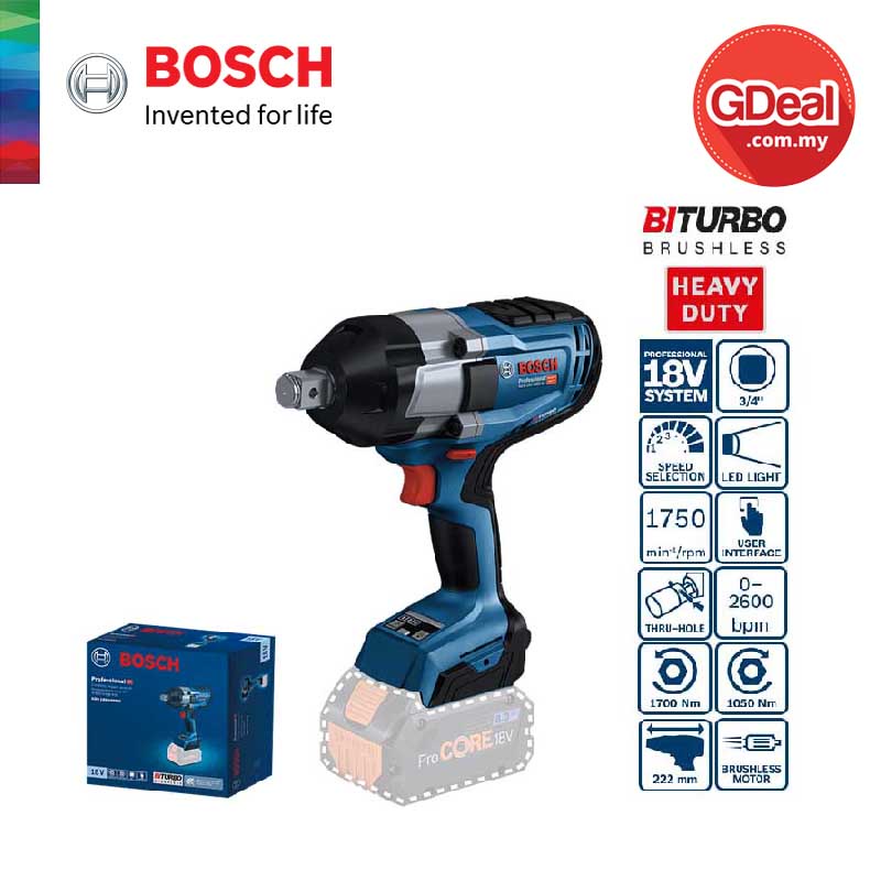 Buy online Bosch GDS 18V-1050 H Professional, Impact Wrench