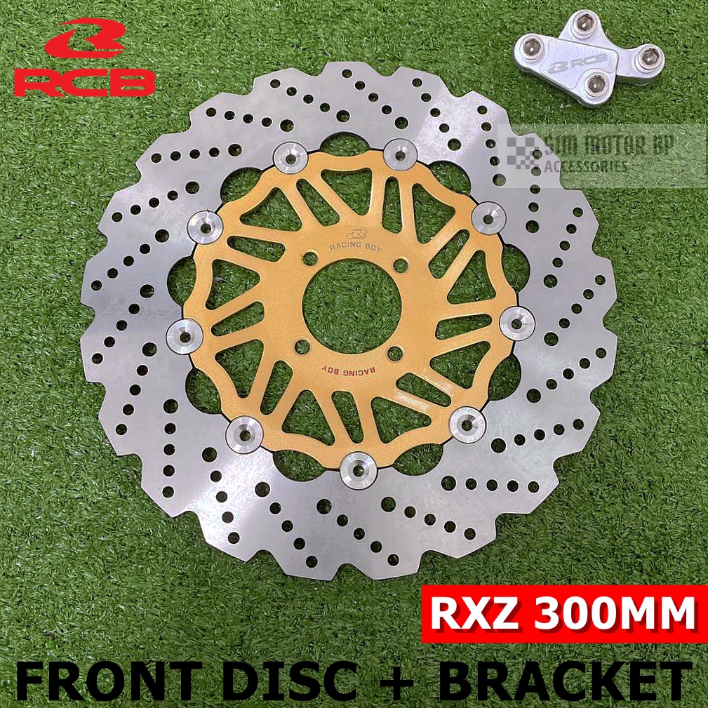 RACING BOY FRONT DISC 300MM WITH BRACKET SET (YAMAHA RXZ) | Shopee Malaysia