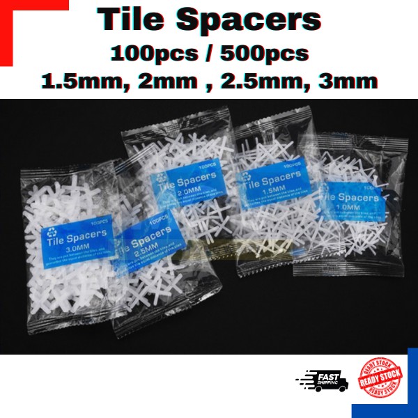 MGIE Tile Spacers 100pcs 500pcs Tiles Spacer Tile Cross Mosaic Spacer