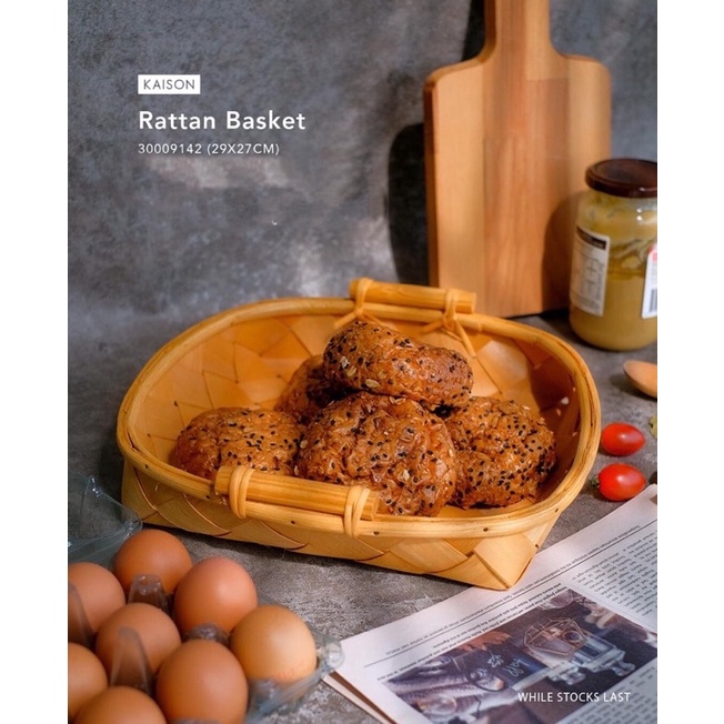 KAISON RATTAN BASKET TRAY Shopee Malaysia