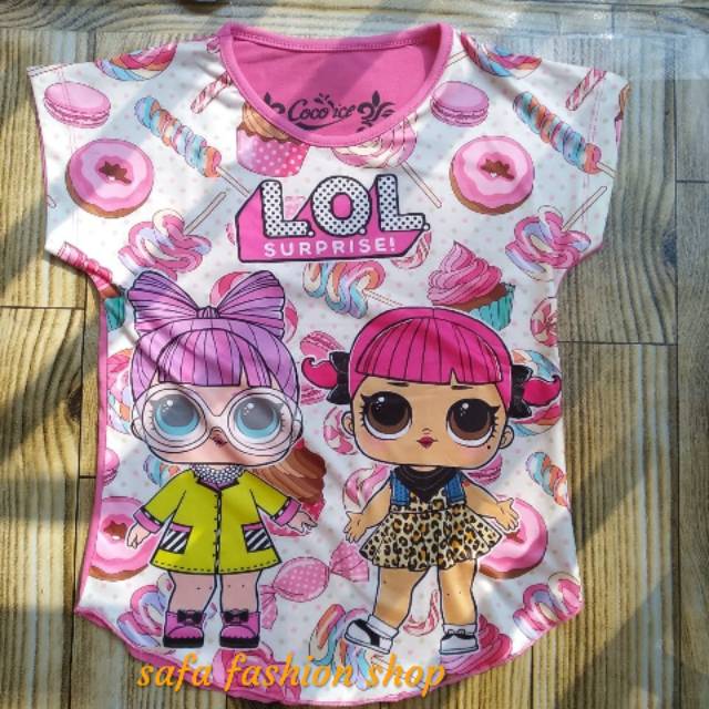 Coco ice Brand Children's T-Shirt, lol& unicorn motif | Shopee Malaysia