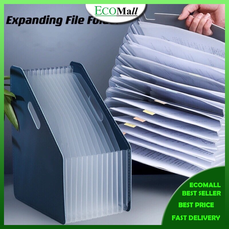 Multi Layer 13 Vertical Expanding Folder A4 Document Organizer Mini